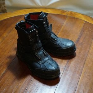 polo zip up boots